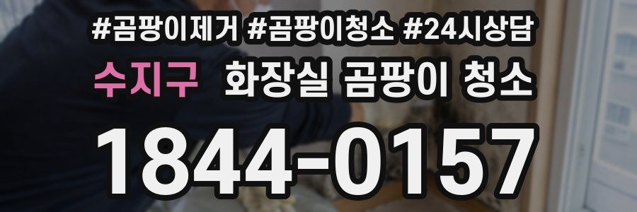 수지구 화장실 곰팡이 청소