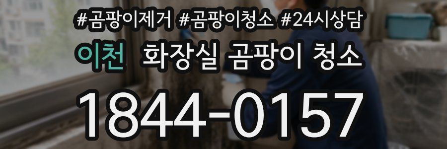 이천 화장실 곰팡이 청소