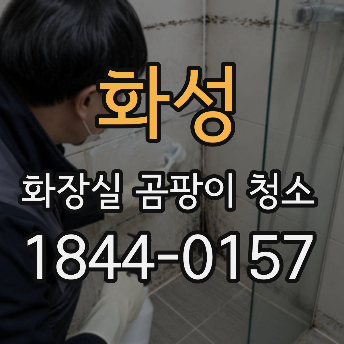 화성 화장실 곰팡이 청소