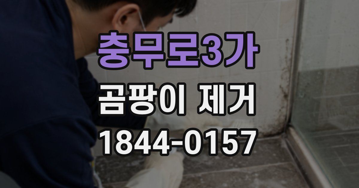 충무로3가 곰팡이 제거