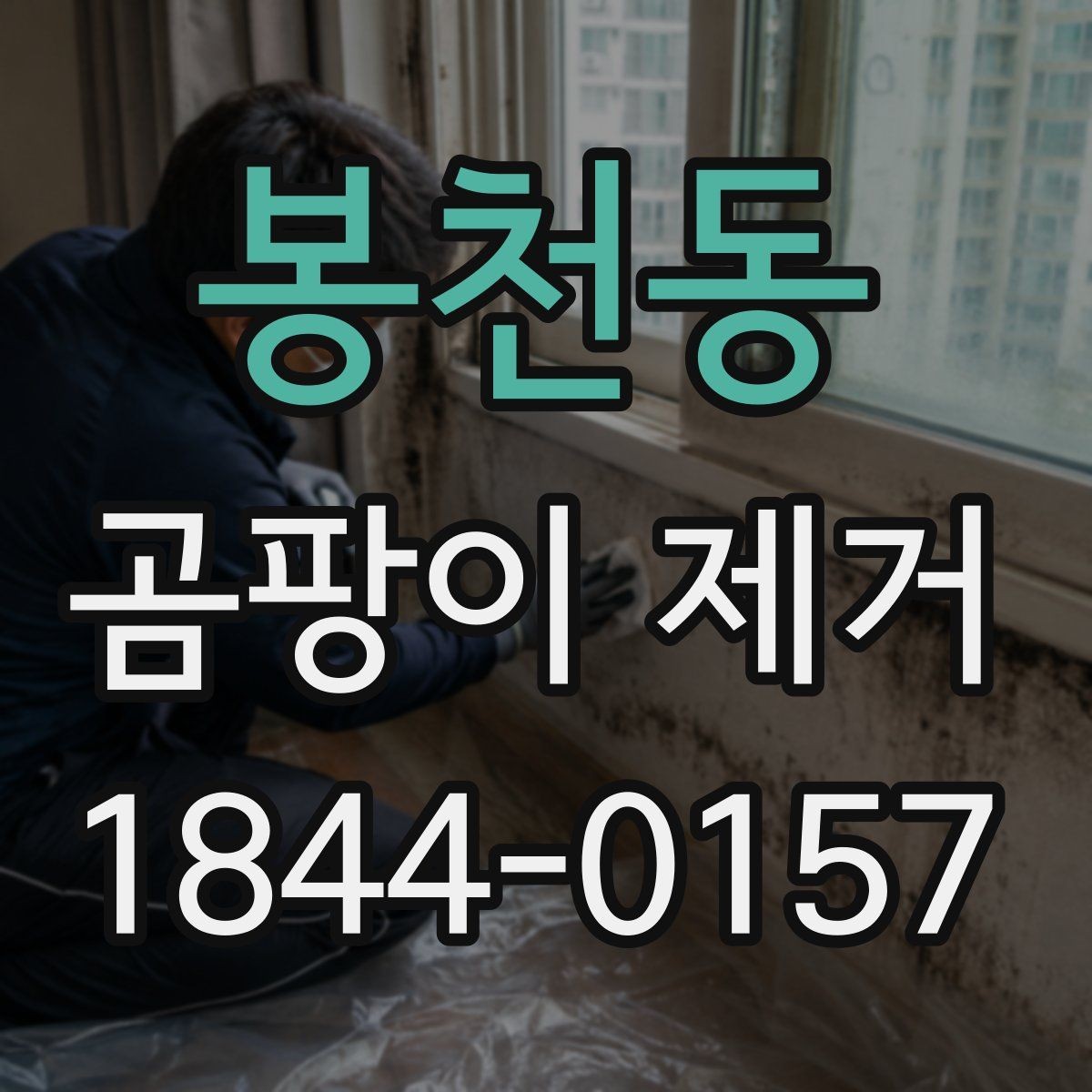 봉천동 곰팡이 제거 벽과 바닥을 충분히 말려야 하는 이유
