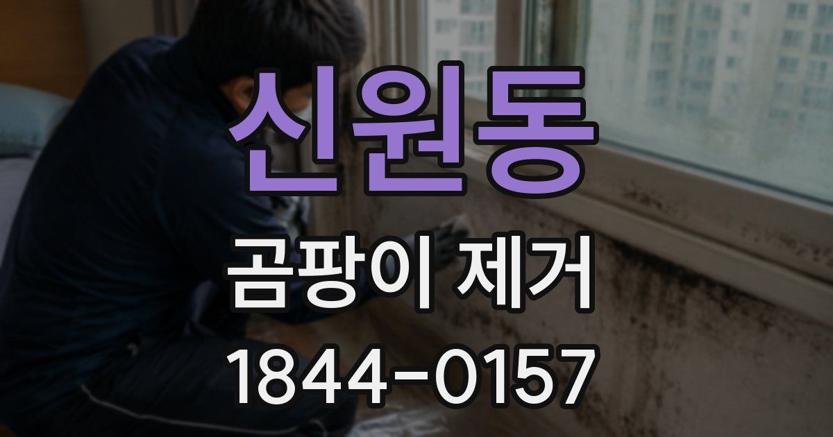 신원동 곰팡이 제거