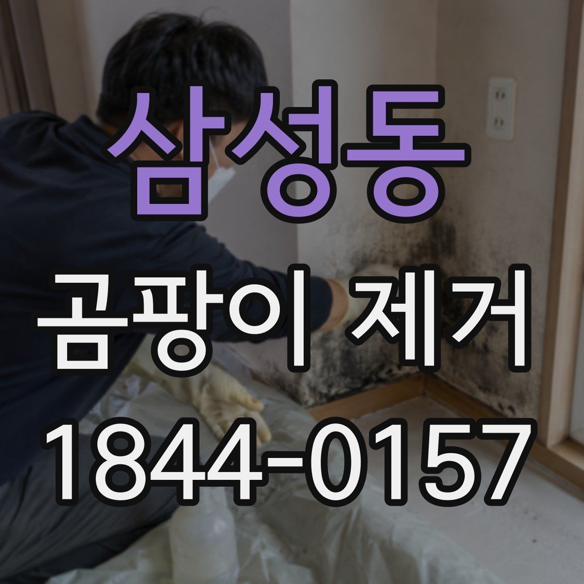삼성동 곰팡이 제거 벽과 바닥을 충분히 말려야 하는 이유