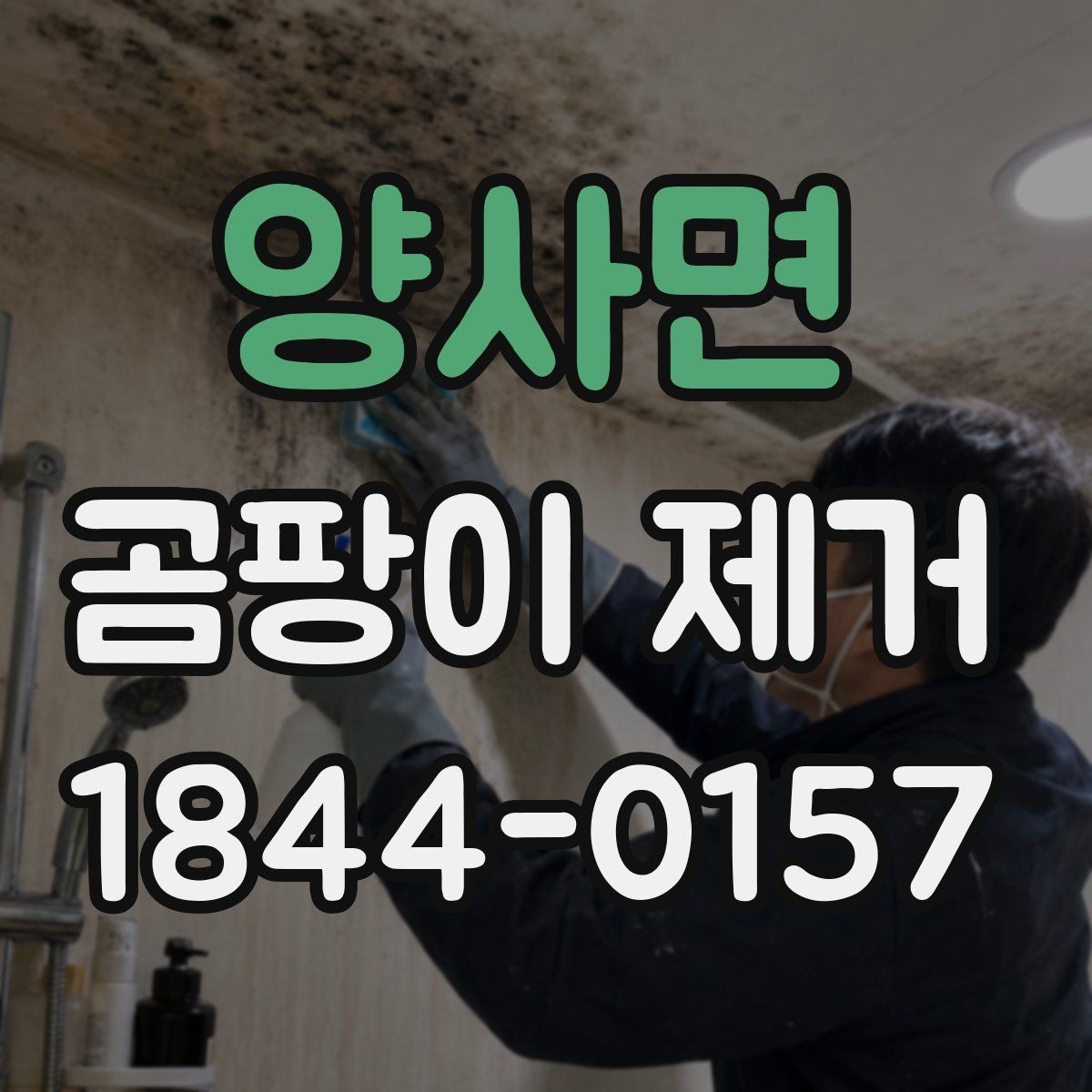 양사면 곰팡이 제거 오피스텔 좁은 공간의 환기 동선 정리