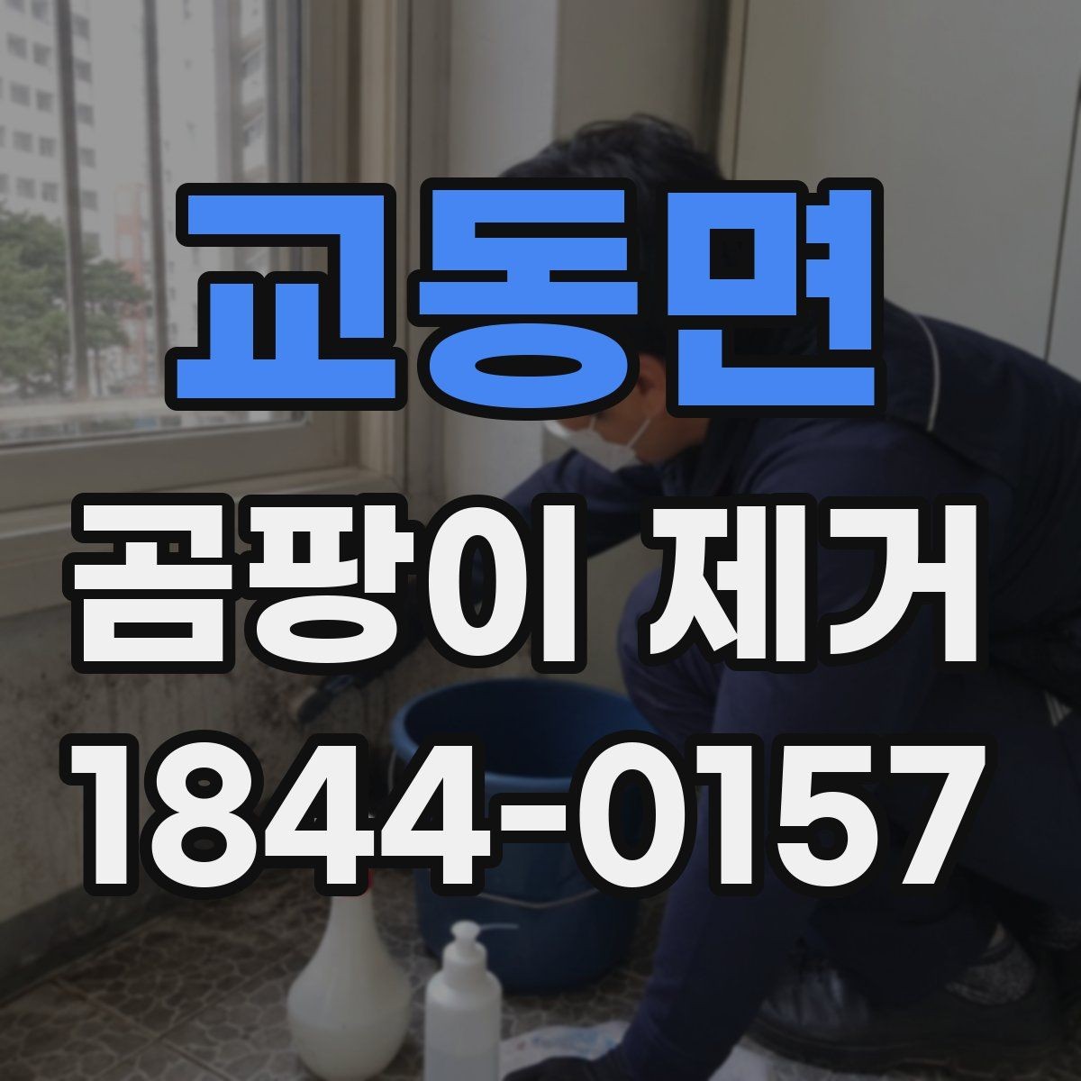 교동면 곰팡이 제거 붙박이장 뒤편 습기 대책 살펴보기