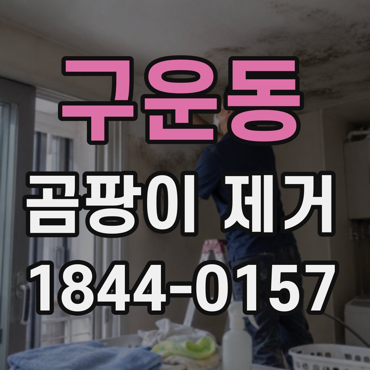 구운동 곰팡이 제거