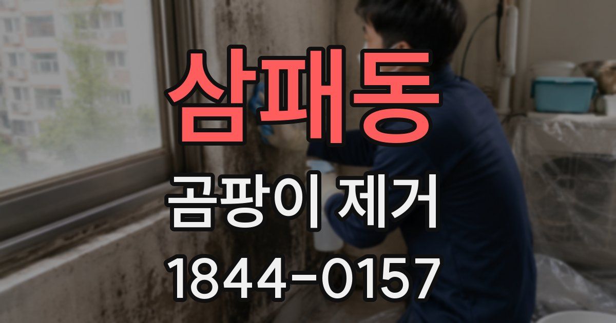 삼패동 곰팡이 제거