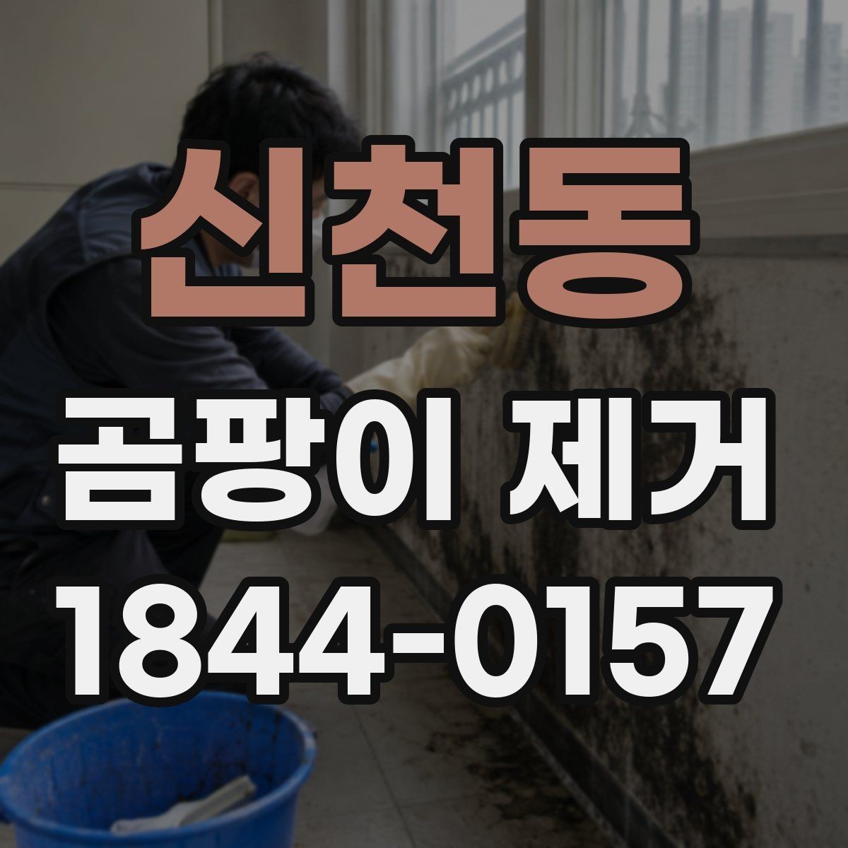 신천동 곰팡이 제거 벽면 상태를 보고 청소 범위 정하는 법