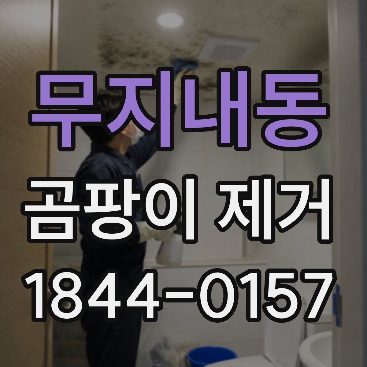 무지내동 곰팡이 제거 벽지 교체 전 손상 범위 확인하기
