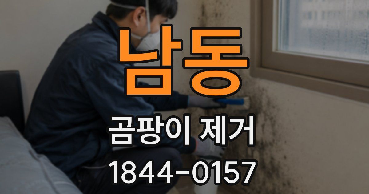 남동 곰팡이 제거