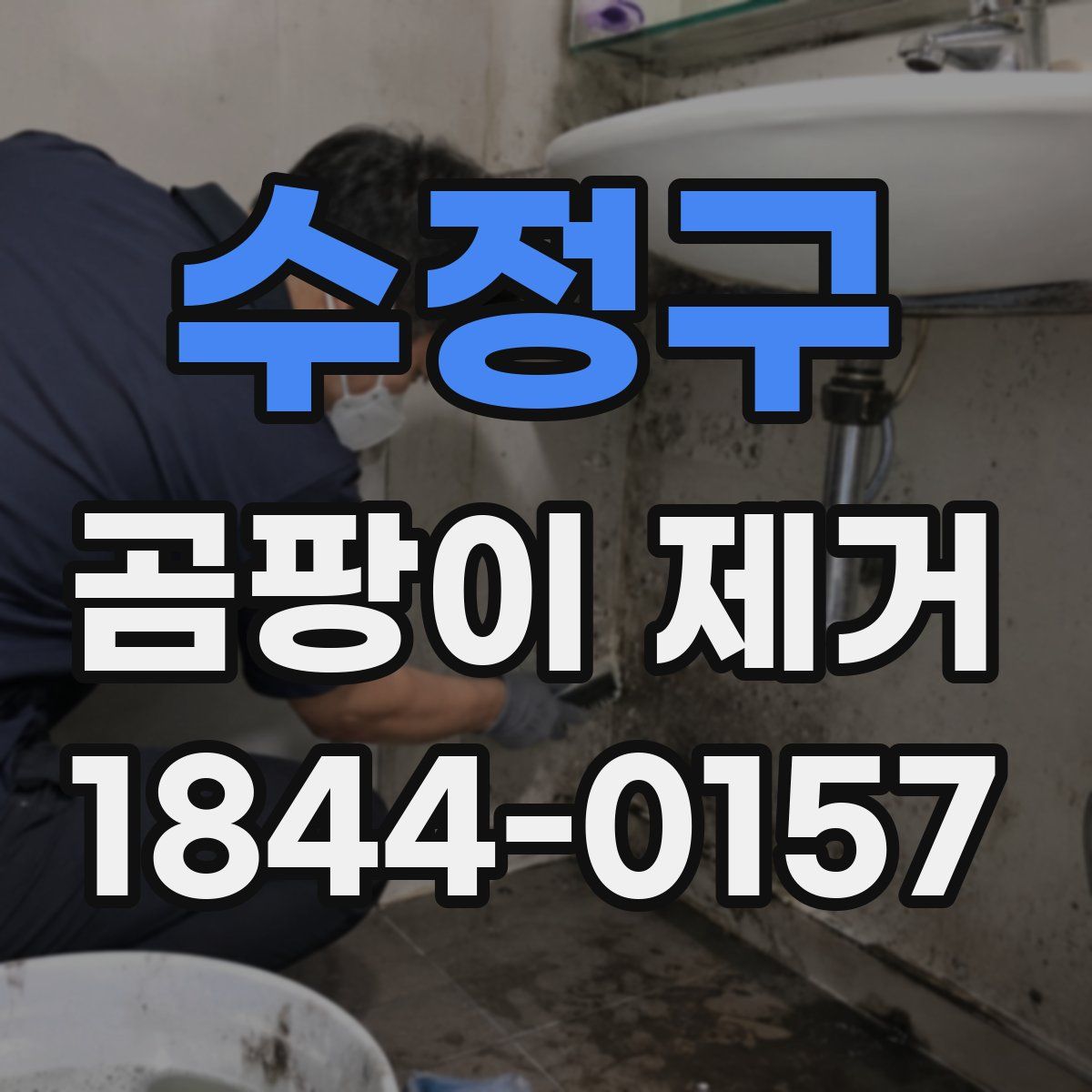 수정구 곰팡이 제거