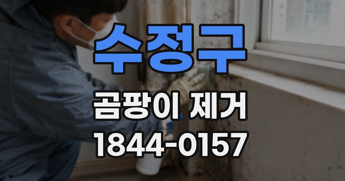 수정구 곰팡이 제거