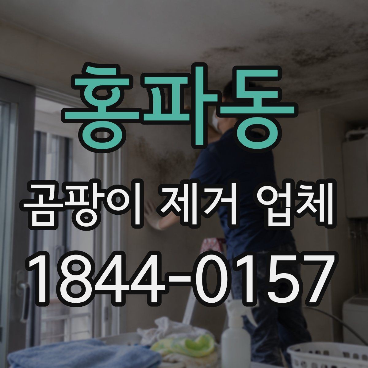 홍파동 곰팡이 제거 업체 창틀 하부 오염이 계속되는 현장 대응
