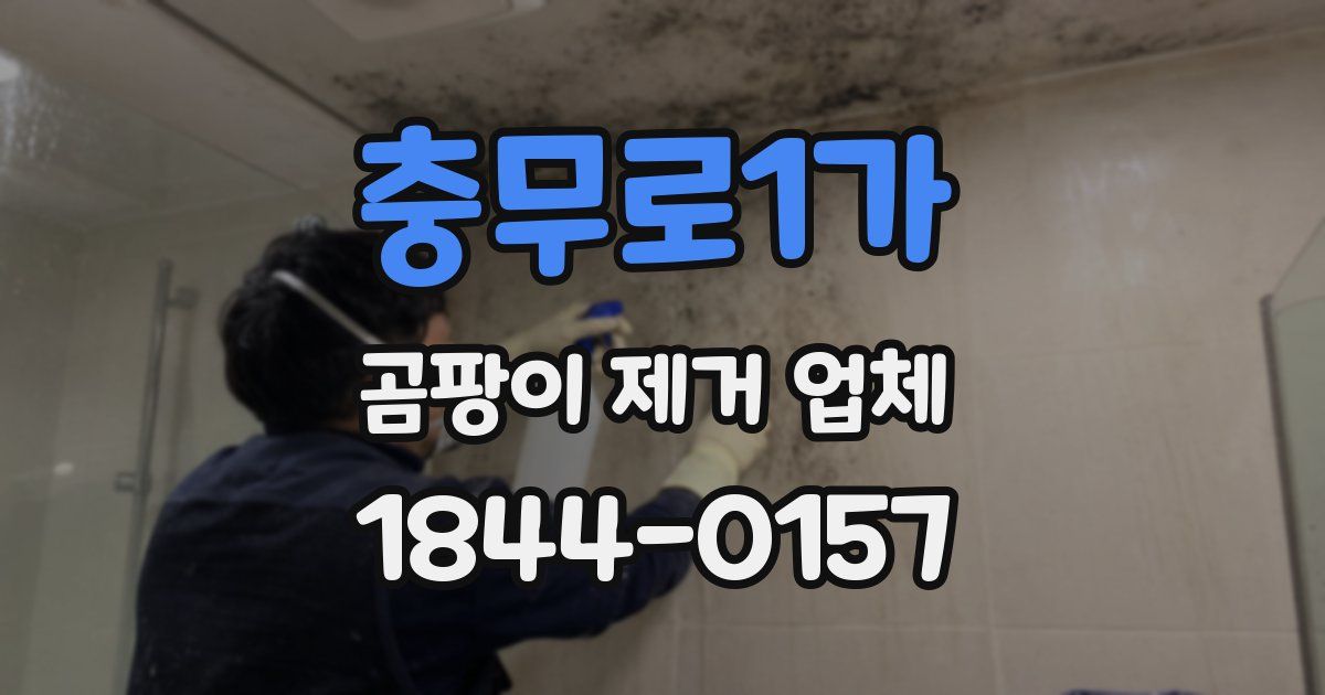 충무로1가 곰팡이 제거 업체