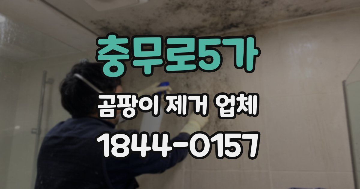 충무로5가 곰팡이 제거 업체