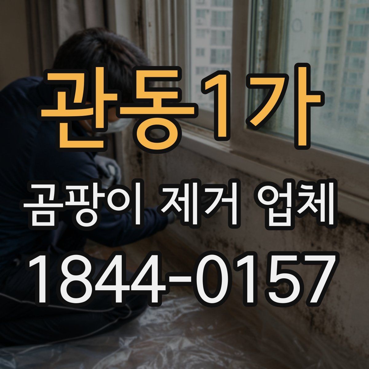 관동1가 곰팡이 제거 업체 창틀 실리콘 주변 오염 확인이 중요한 이유