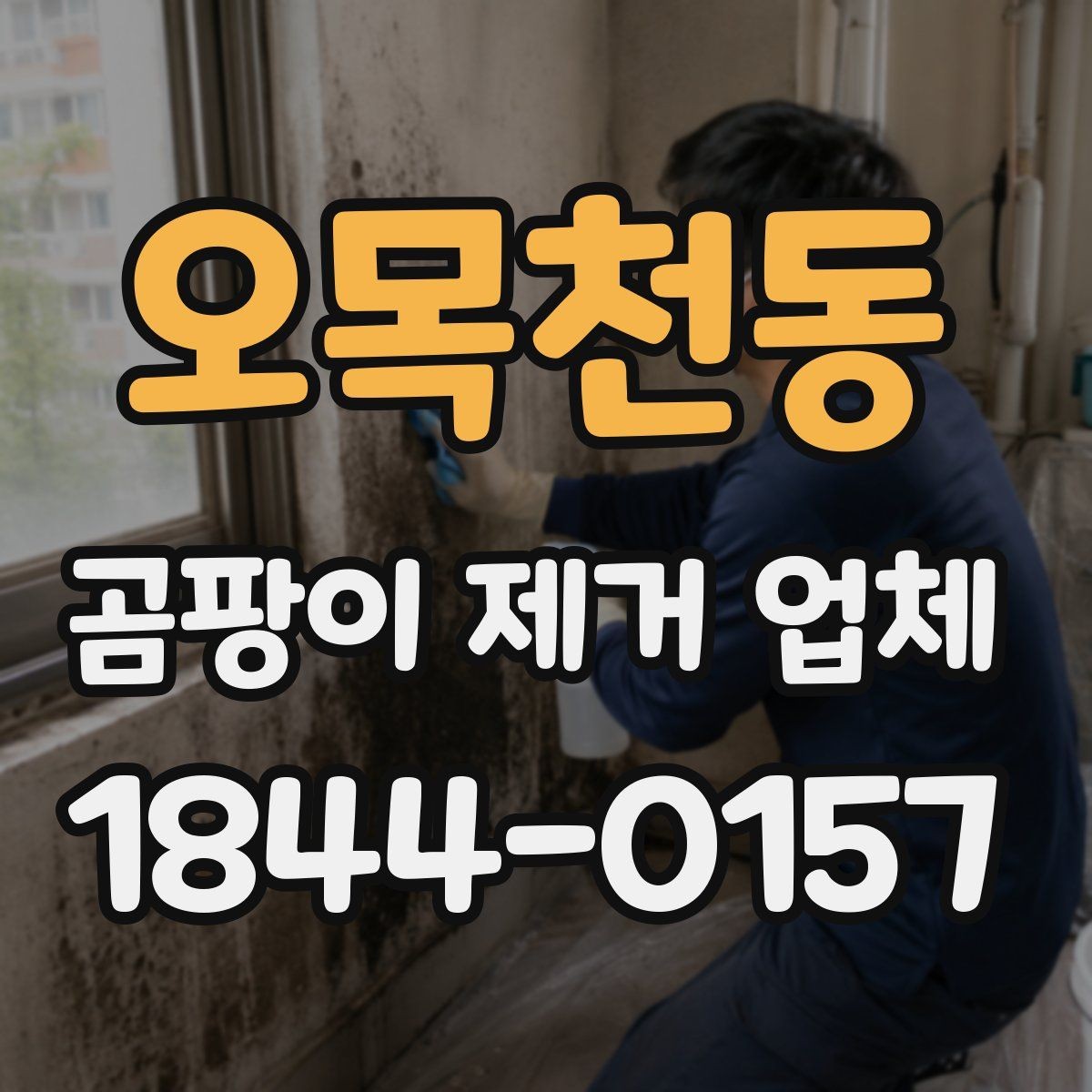 오목천동 곰팡이 제거 업체 창틀 주변부 오염이 반복되는 이유