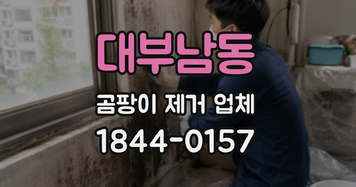 대부남동 곰팡이 제거 업체