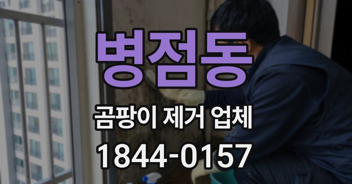 병점동 곰팡이 제거 업체