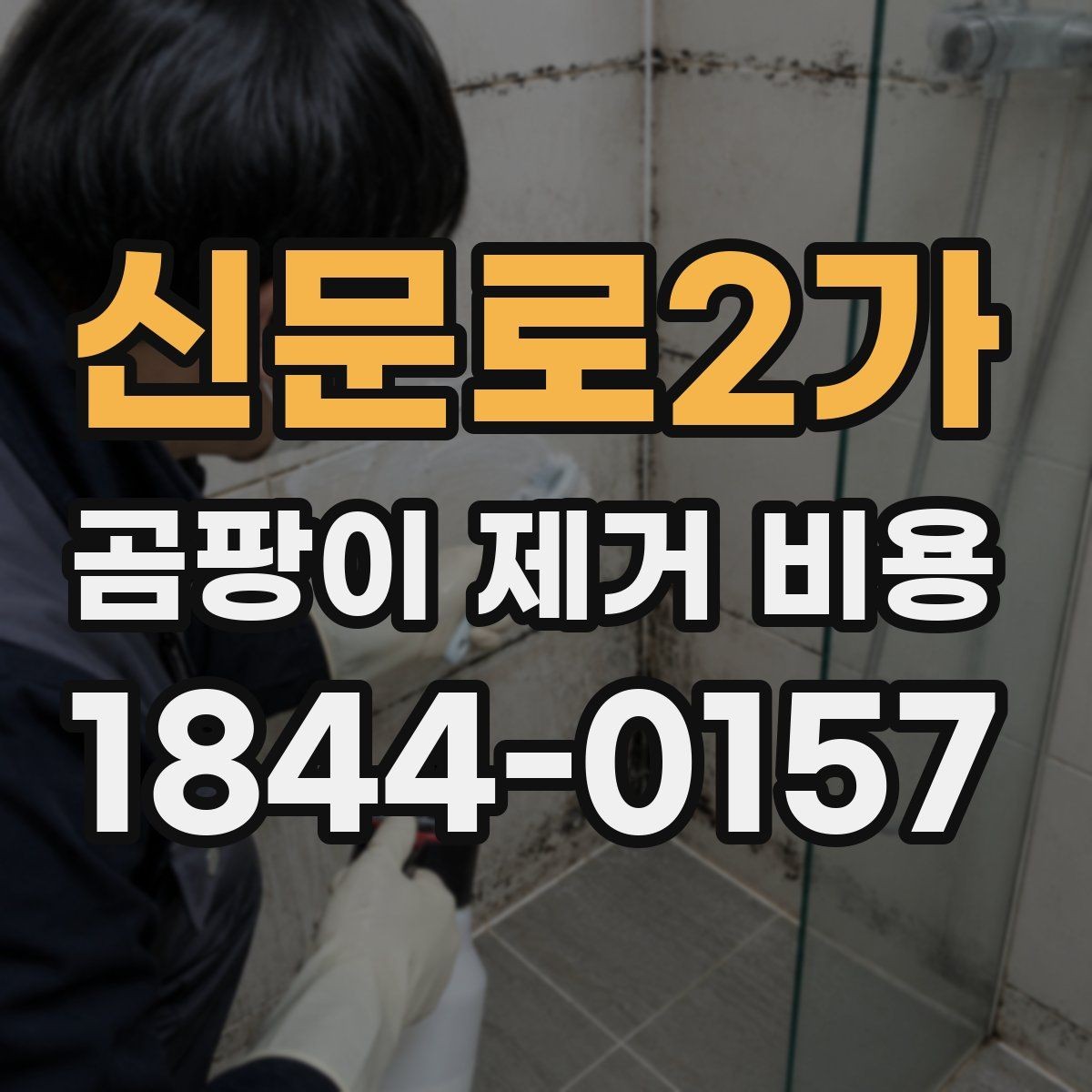 신문로2가 곰팡이 제거 비용 실리콘 교체가 함께 들어가는 경우