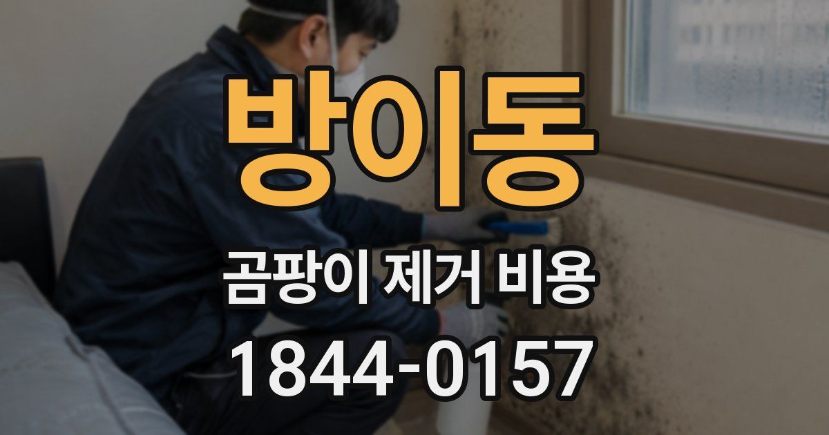 방이동 곰팡이 제거 비용
