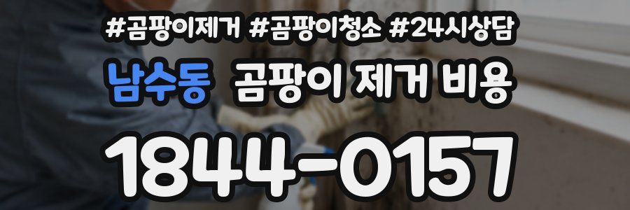 남수동 곰팡이 제거 비용