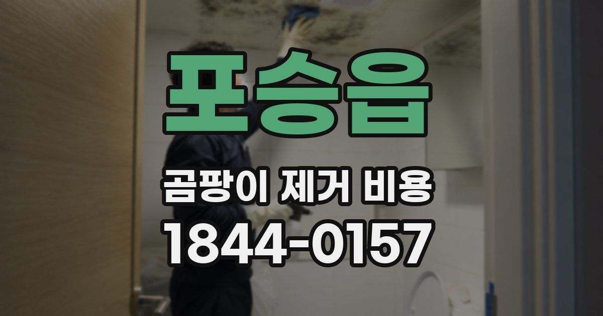 포승읍 곰팡이 제거 비용