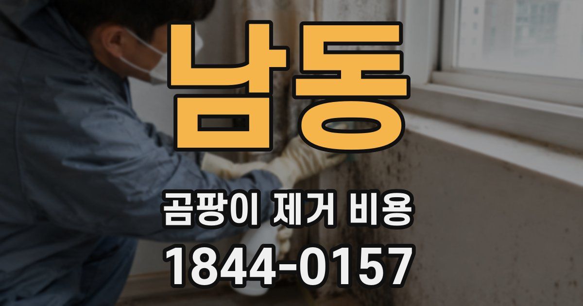 남동 곰팡이 제거 비용