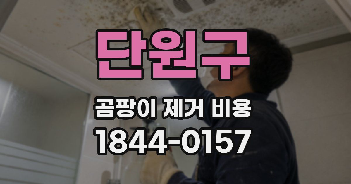 단원구 곰팡이 제거 비용