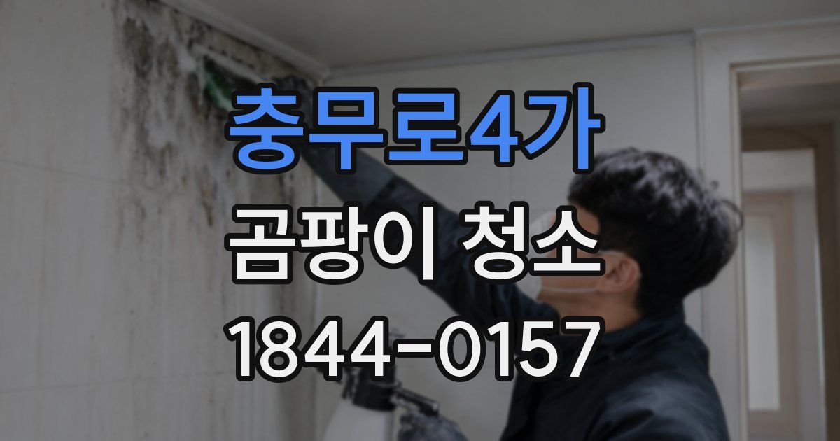 충무로4가 곰팡이 청소