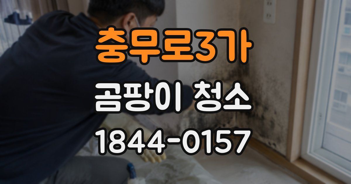 충무로3가 곰팡이 청소