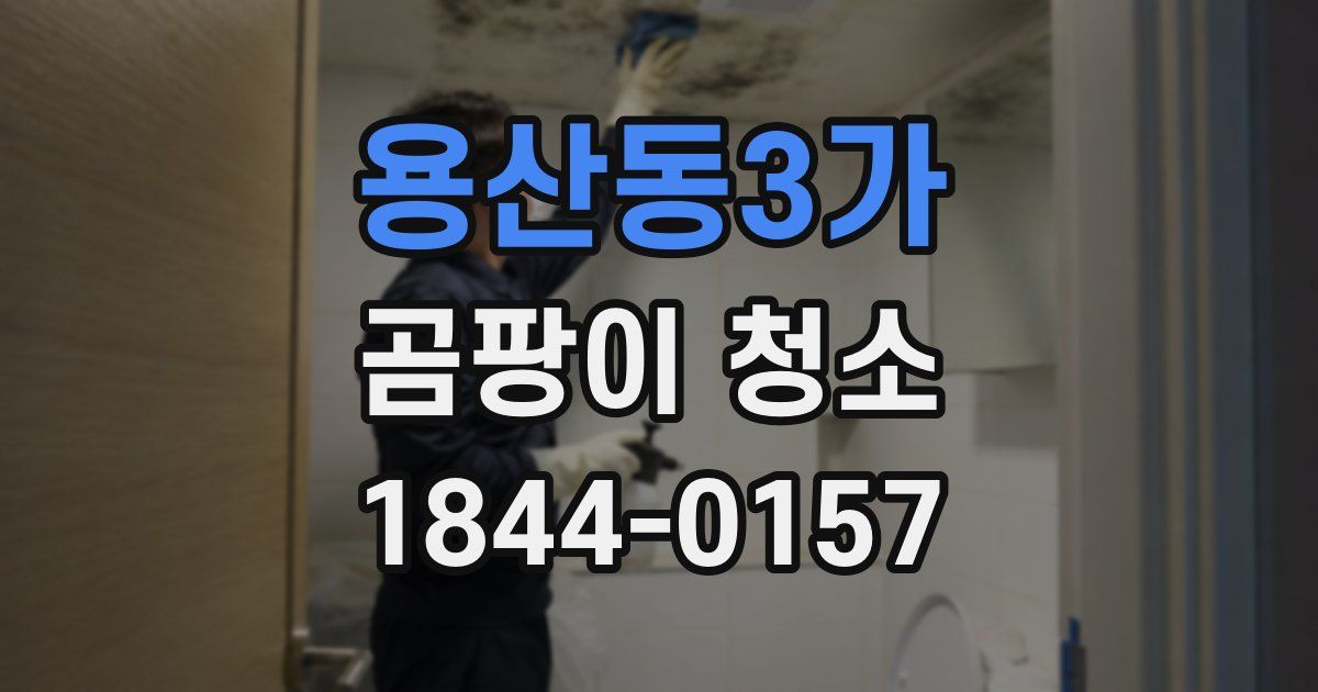 용산동3가 곰팡이 청소