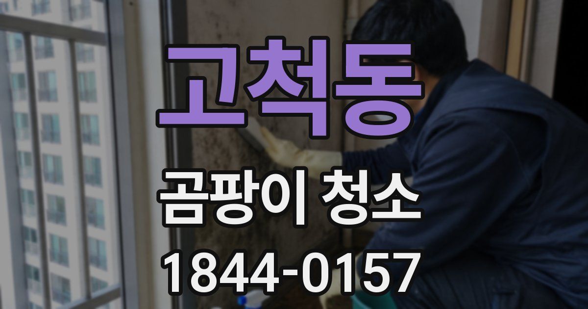고척동 곰팡이 청소