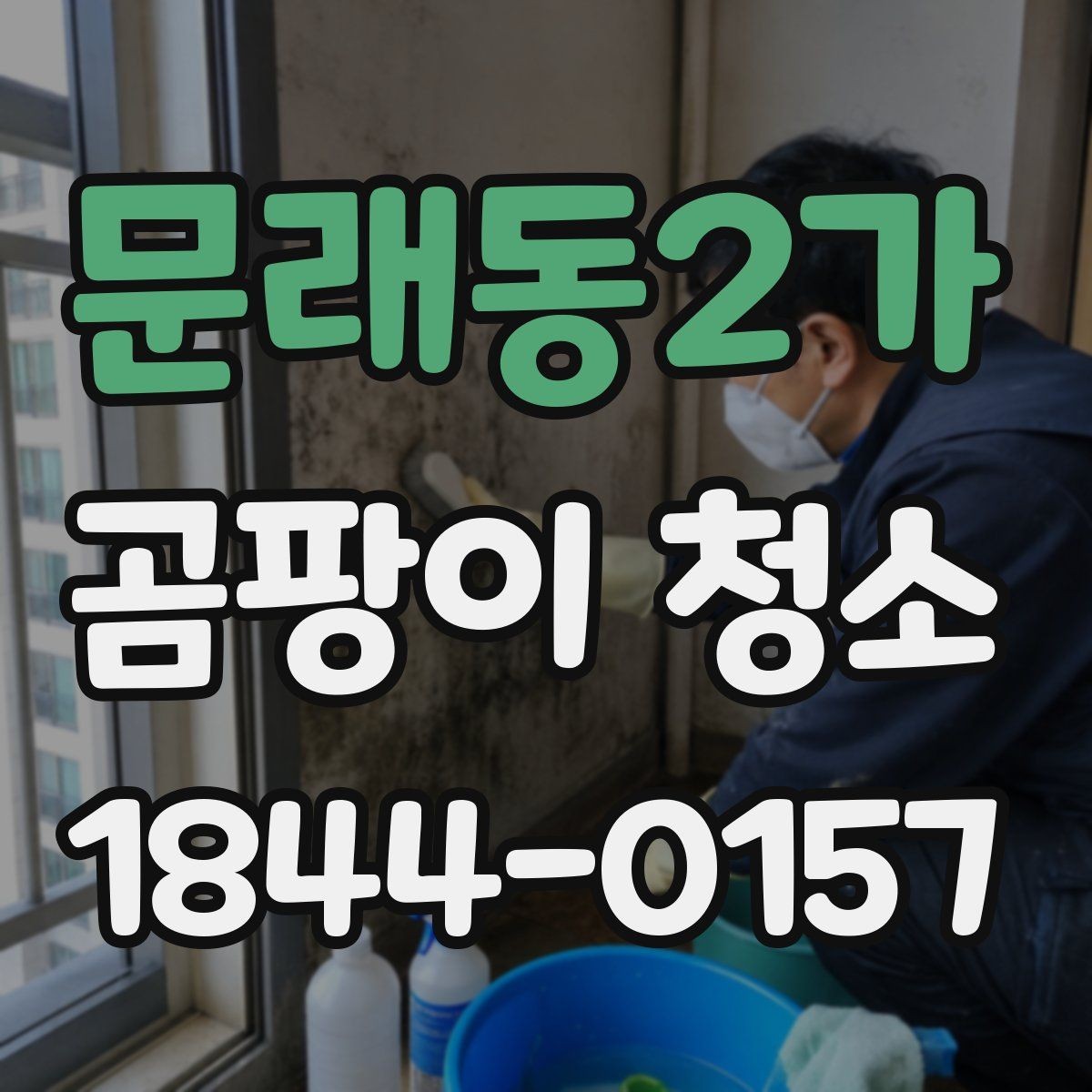 문래동2가 곰팡이 청소 청소 후 건조와 마감까지 꼼꼼히 보는 순서