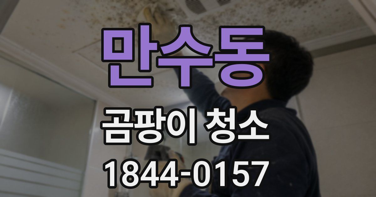 만수동 곰팡이 청소