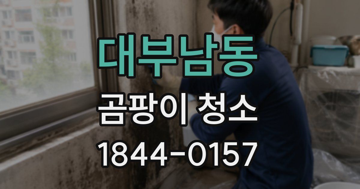 대부남동 곰팡이 청소