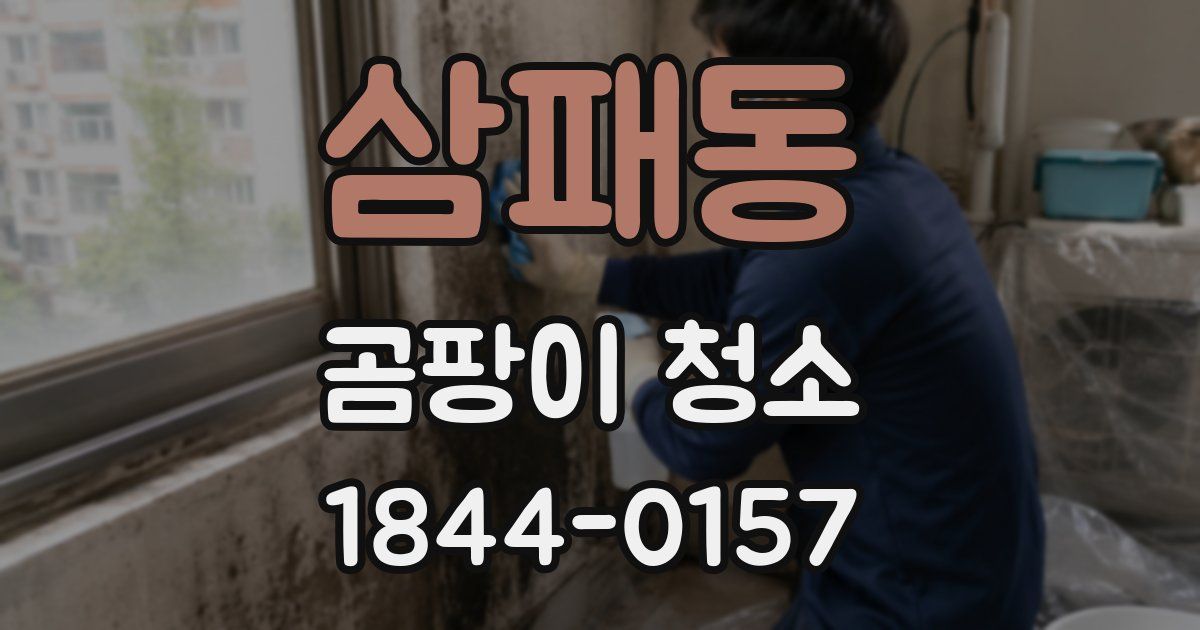 삼패동 곰팡이 청소