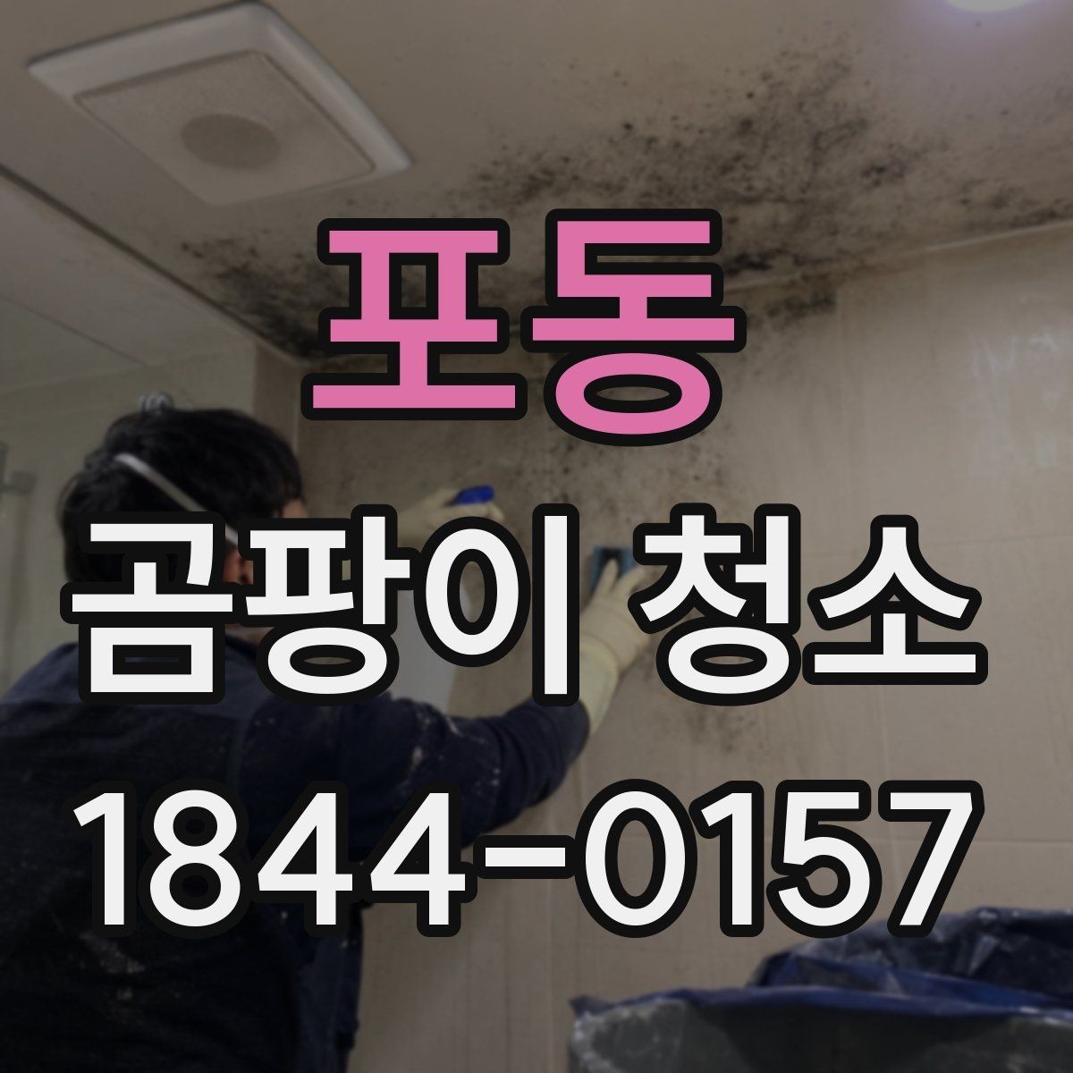포동 곰팡이 청소 후 냄새가 남는 원인과 마무리 방법