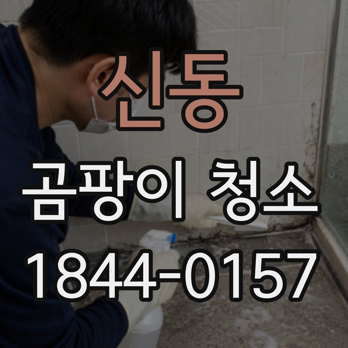 신동 곰팡이 청소 약품 사용 전 마감재 안전을 보는 법