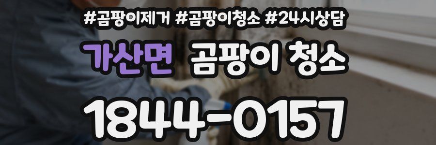 가산면 곰팡이 청소