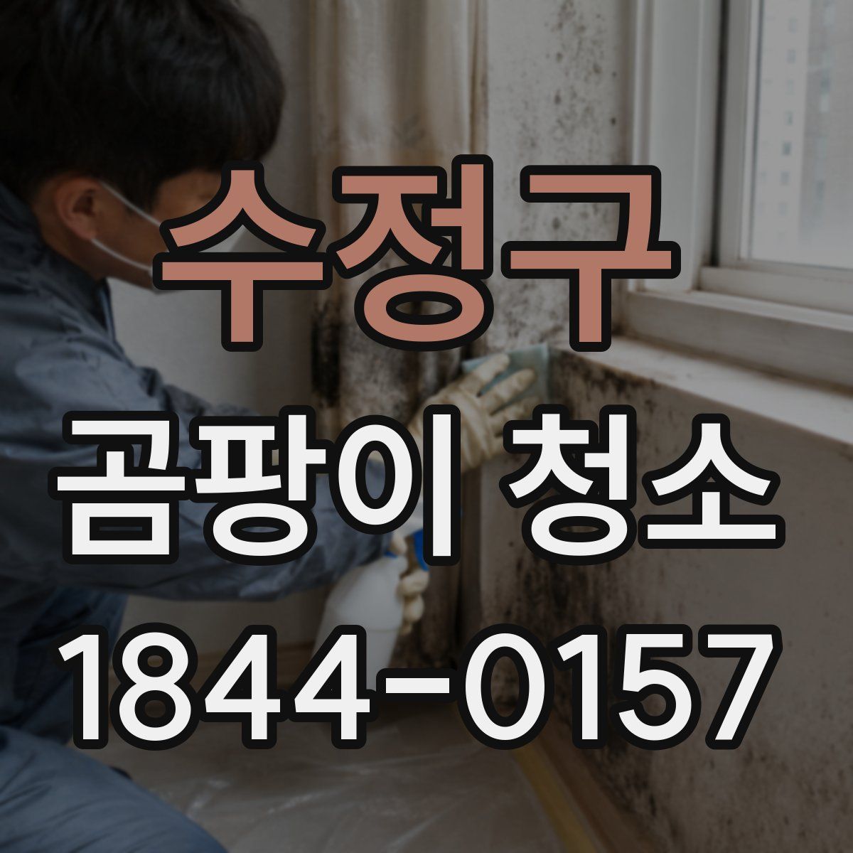 수정구 곰팡이 청소