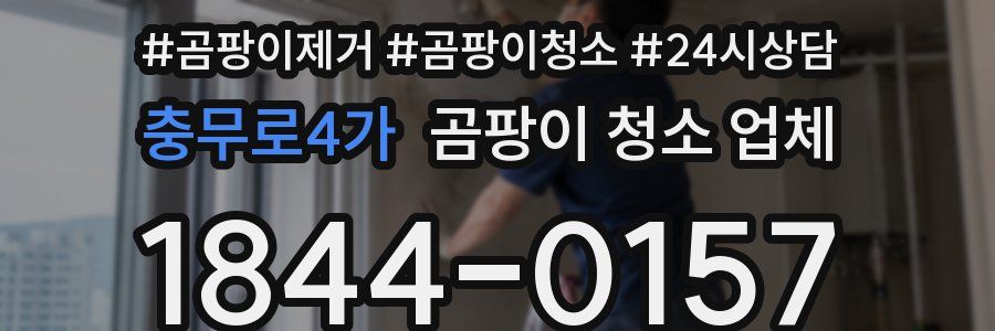 충무로4가 곰팡이 청소 업체