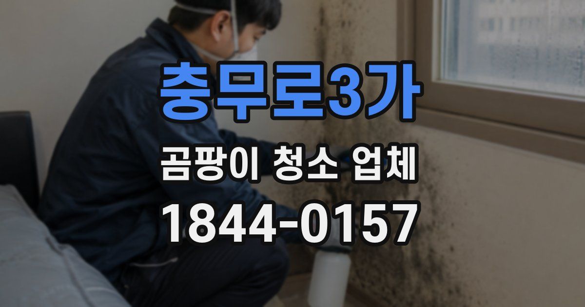 충무로3가 곰팡이 청소 업체
