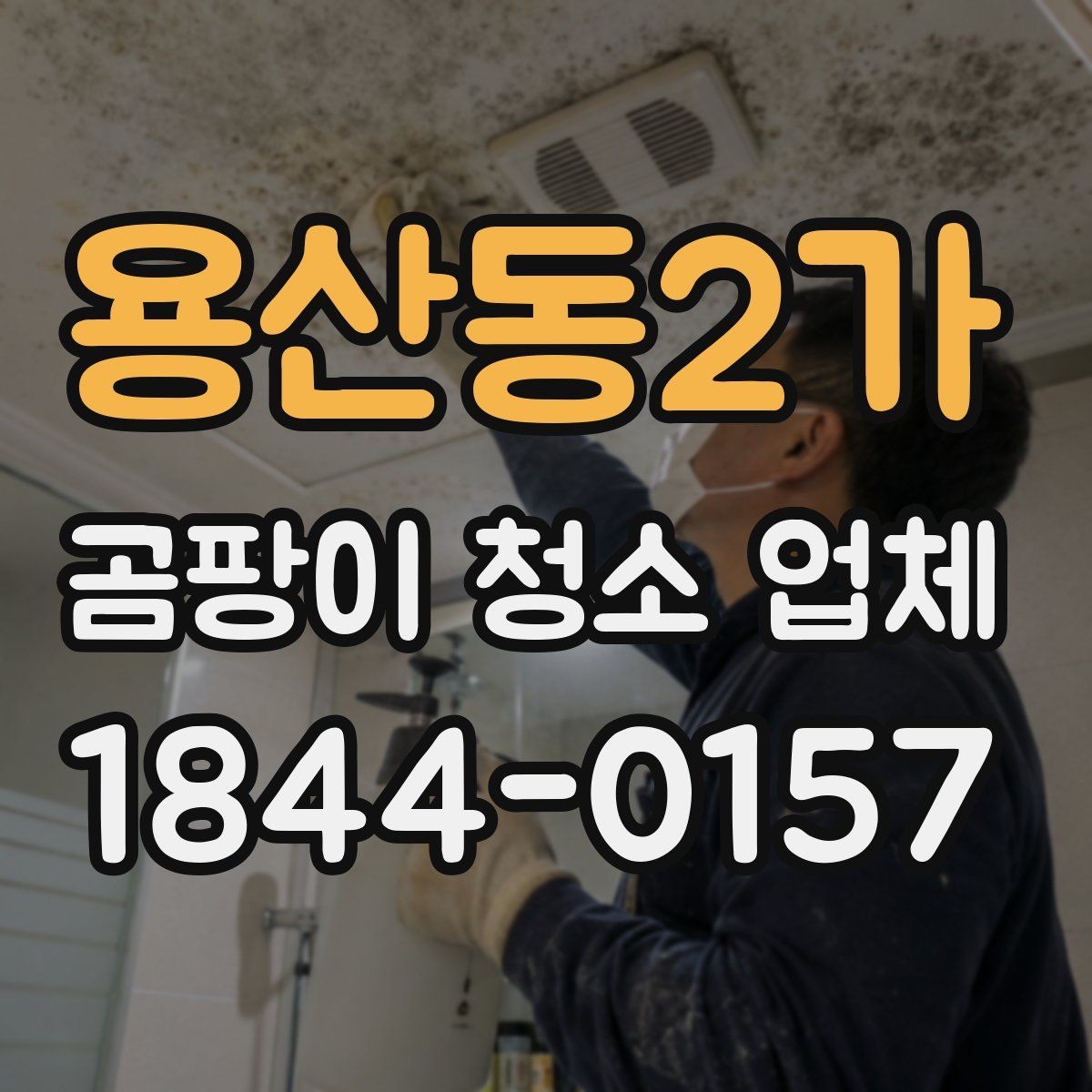 용산동2가 곰팡이 청소 업체 작업 후 냄새와 잔여물 관리 요령