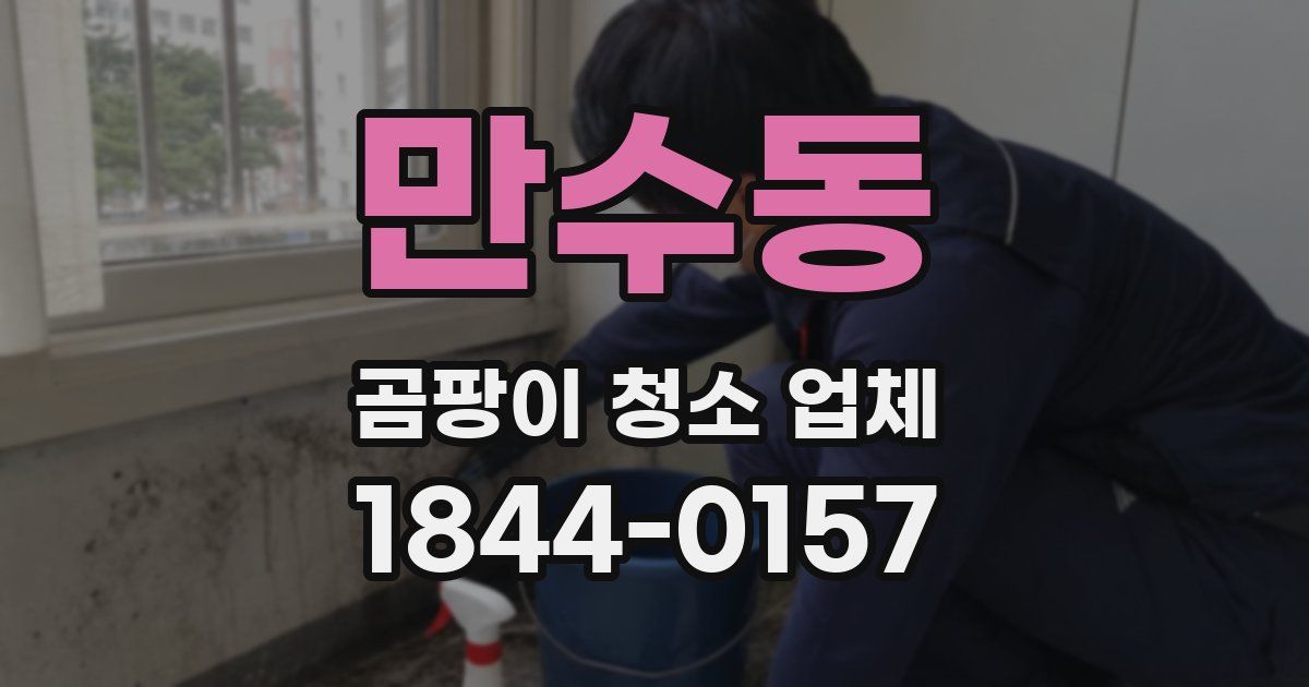 만수동 곰팡이 청소 업체