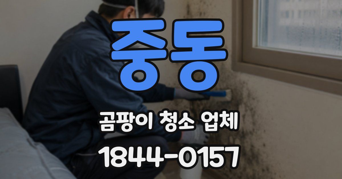 중동 곰팡이 청소 업체