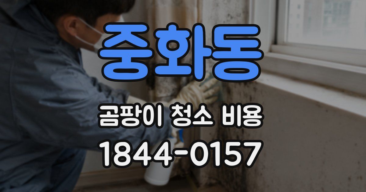 중화동 곰팡이 청소 비용