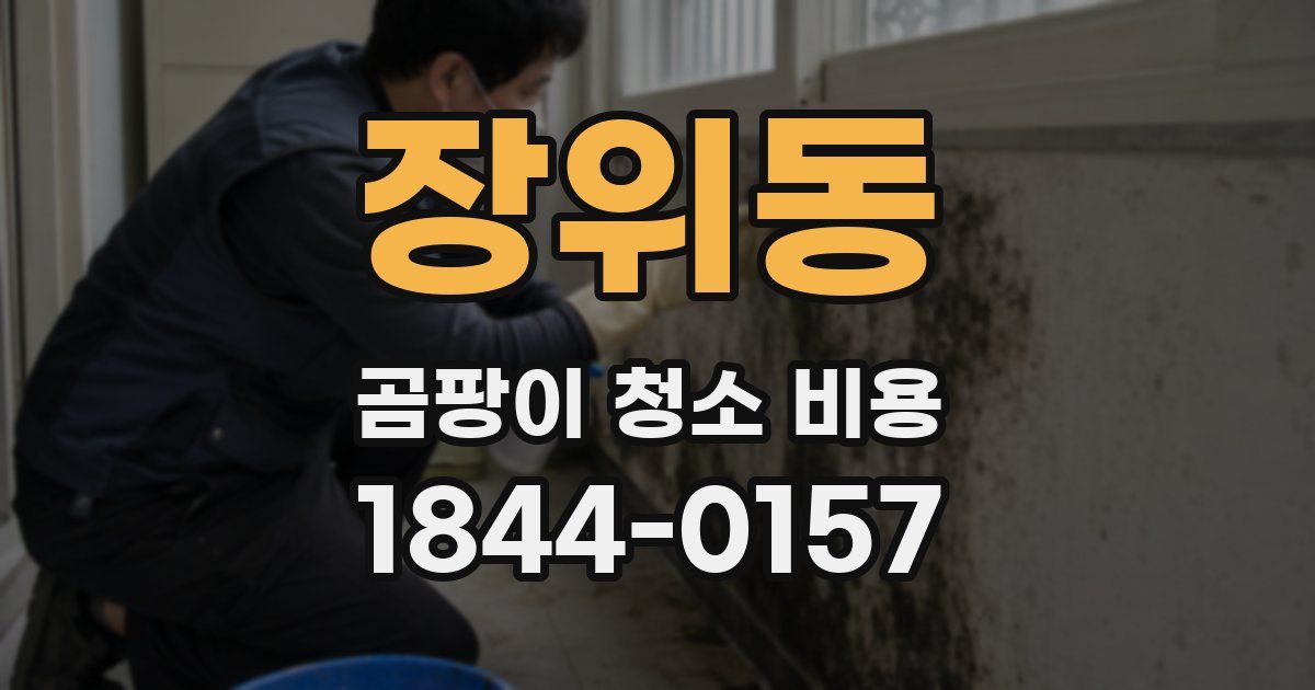 장위동 곰팡이 청소 비용