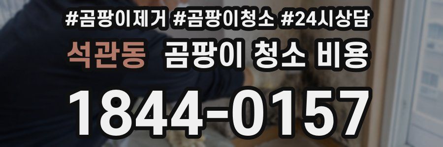 석관동 곰팡이 청소 비용