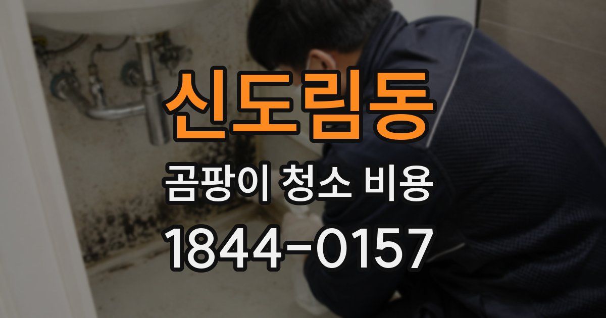 신도림동 곰팡이 청소 비용
